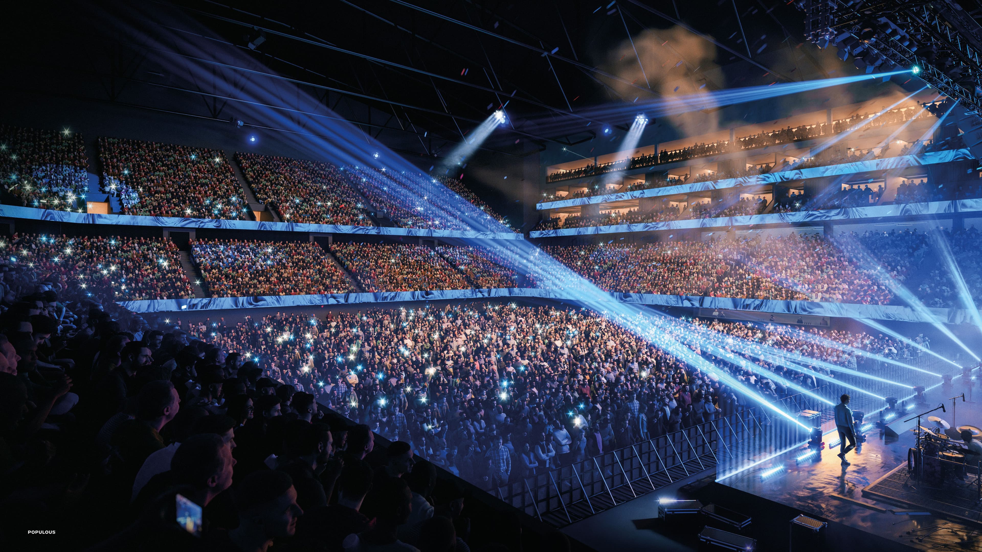 Unity Arena ved konsert